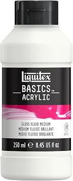 Liquitex 8870302 Basics Akrilik Ek Madde,  effaf, 250 ml  i e