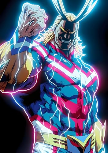 Image of NIJUKA Anime Printed A4 Size Metal sheet Poster For Home And Room Decoration | For Anime Art Fans Boys And Girls (OFA)