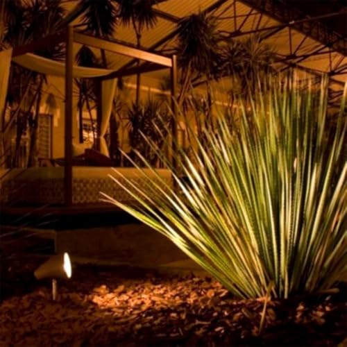 Kit 10 Espetos De Jardim Branco Quente 3W 3000K IP65 Bivolt À Prova D'água