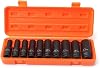 5490 12 Deep Air Socket Key Set 10 Pieces Metric