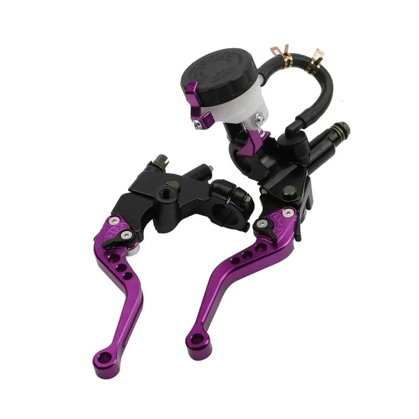 WKDYRIWO for Yam&aha for KA&WASAKI 7 8" 22mm Handbar Motorcyc Universal CNC Adjustab Clutch Brake Master Cylinder Reservoir Motorcycle Brake Clutch Levers