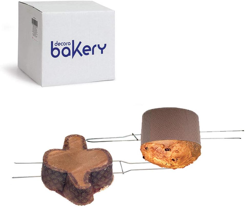 Decora5064016 Stainless Steel Brooch for Panettone and Dove Bakery, Silver
