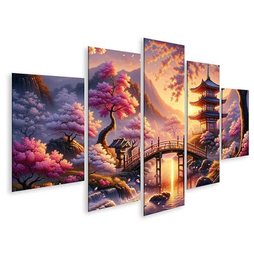 islandburner Bild auf Leinwand Gelassenes Japan Kirschblüten in Blüte magische Saison Bilder Wandbilder Poster islandburner Bild auf Leinwand Gelassenes Japan Kirschblüten in Blüte magische Saison Bilder Wandbilder Poster