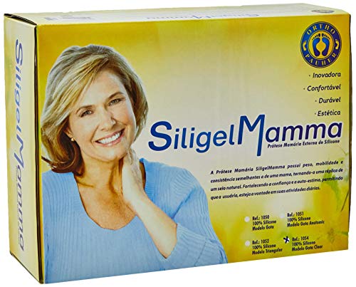 Ortho Pauher Prótese Mamária Externa De Silicone Modelo Gota Translúcido 48