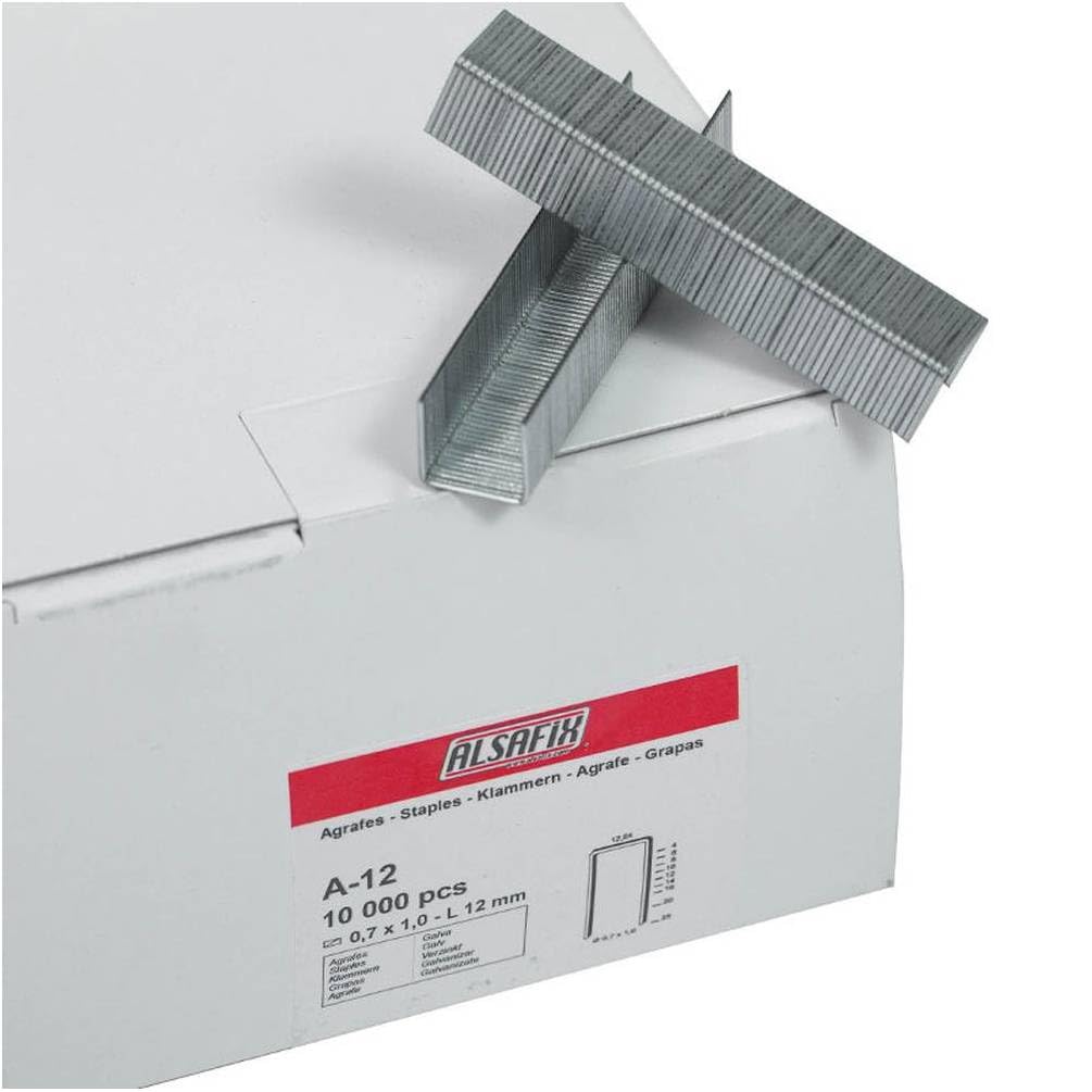10.000 punti metallici zincati O-12-4.5x12x0.7x1 mm - D-Work