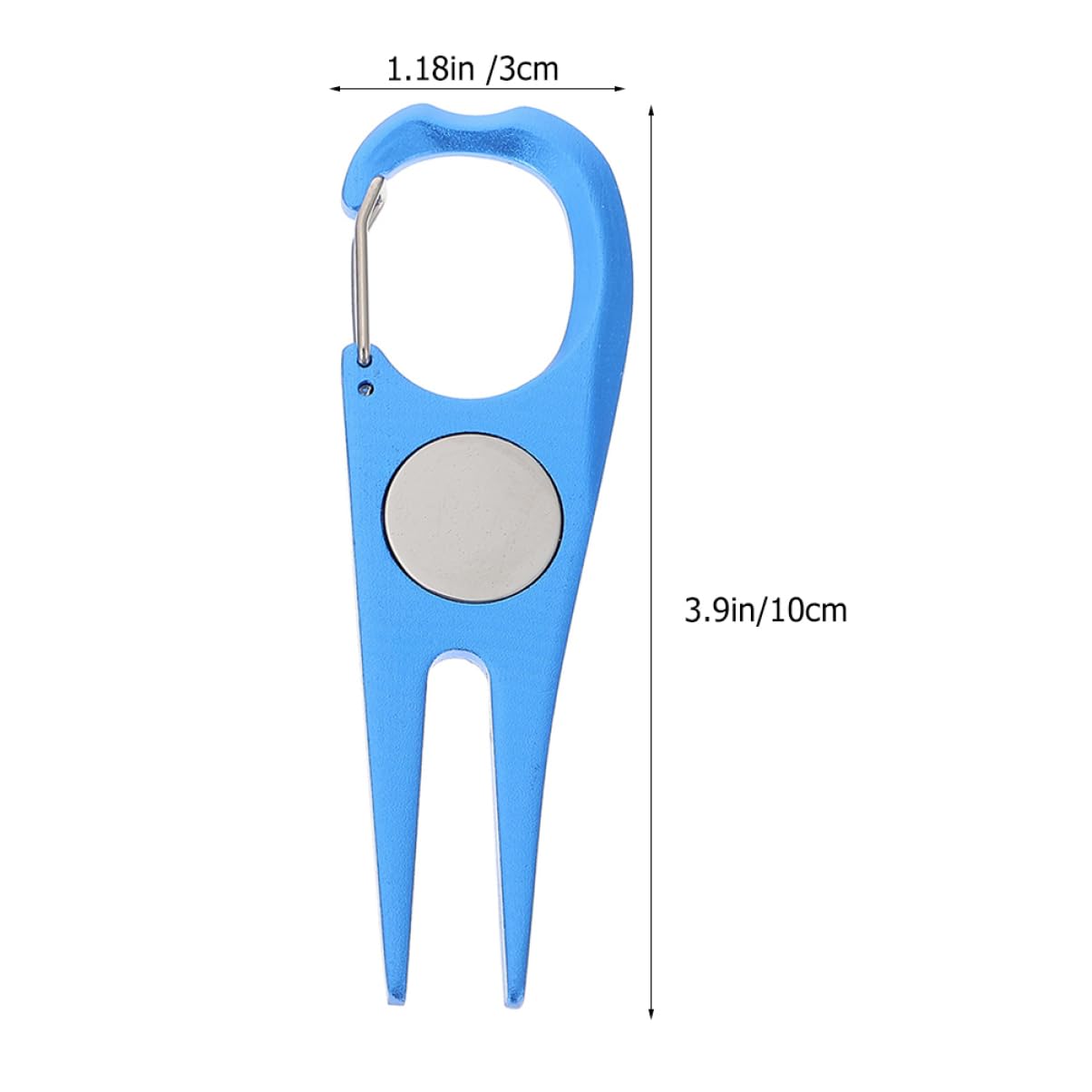 Hemoton Golf Divot Repair Fork Lightweight Turf Tool Design for Quick Grass Repair Portable Golfing Accessories Golfers
