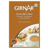 Vista 3 de Girnar Premezcla instantánea de Chai (té) con jengibre 10 sobres