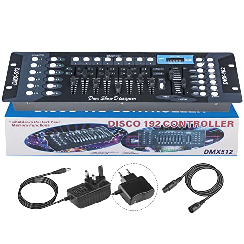 Controlador Dmx 192 Canales Dmx512 Controlador para Iluminación de Escenario, Mezcladores de...