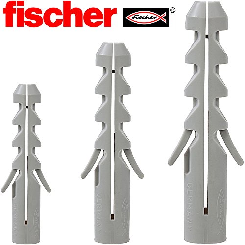 Preisvergleich Produktbild Fischer Dübel S5 (50 Stück) - Nylondübel Spreizdübel Allzweckdübel Universaldübel