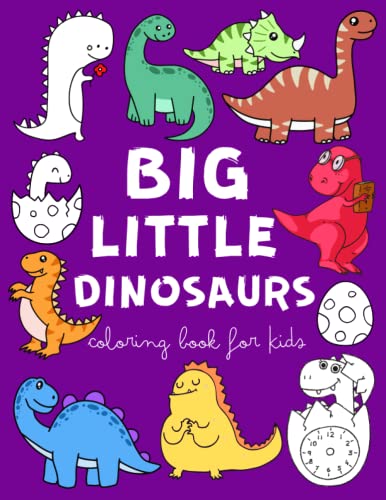 Dinosaur Coloring Book for Kids Ages 2-4: Dinosaur Coloring Book for Toddlers, Kindergarten, Preschool image 2