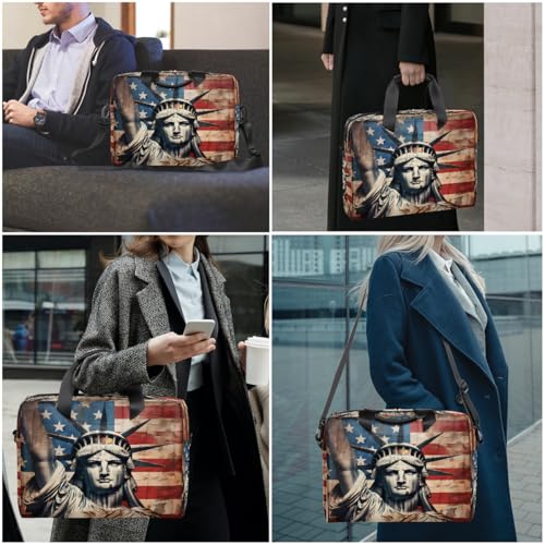 Maletín para laptop unisex 15.7x3x11.8 pulgadas resistente al agua miniatura 2