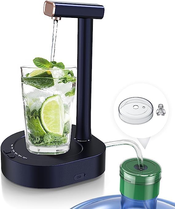 Water Dispenser Desk Water Dispenser for 5 Gallon Bottle, Smart Table Water Dispenser with 7