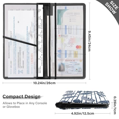 Organizador Para Documentos De Cuero miniatura 3