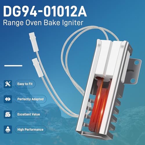 Image of DG94-01012A Gas Range Oven Igniter for Samsung - NX58H95 NX58H99 NX58J NX58K NX58M Series Range Oven Bake Igniter Replacement 4011538 AP5967723 PS11720750 EAP11720750 | by PANDEELS