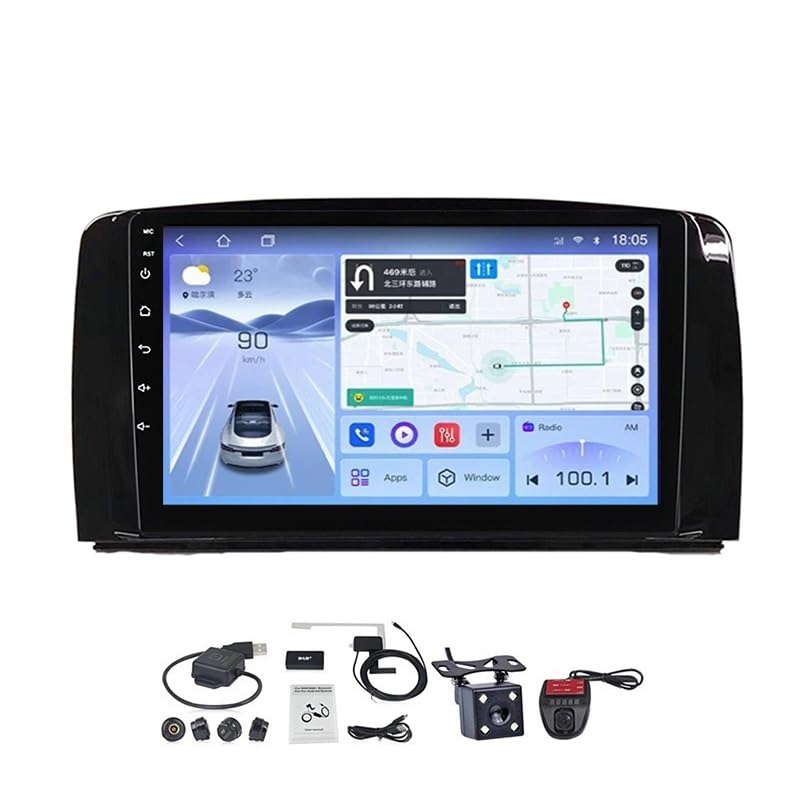 Autoradio GPS Mercedes R350 tactile 9" pour réparer la navigation en panne