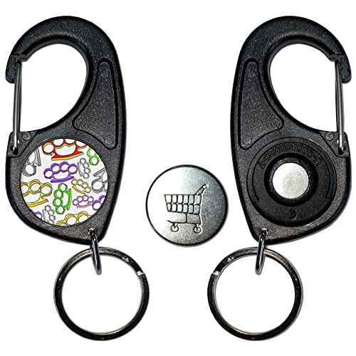 BadgeBeast.co.uk Knuckle Duster Pattern - Carabiner £1/€1 Shoppin...