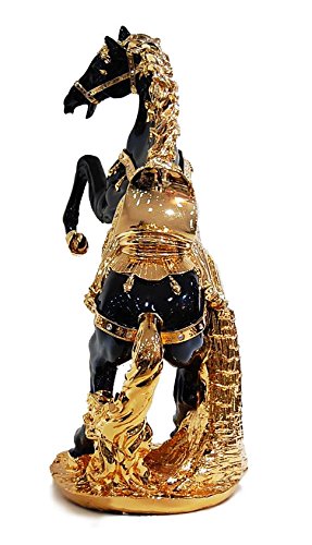 Amazon.co.jp: 立ち馬L 馬 跳ね馬 開運 招福 縁起物 風水金運 幸運