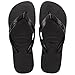 Havaianas Men's Top Flip Flop,Black,41/42 BR/9/10 M US