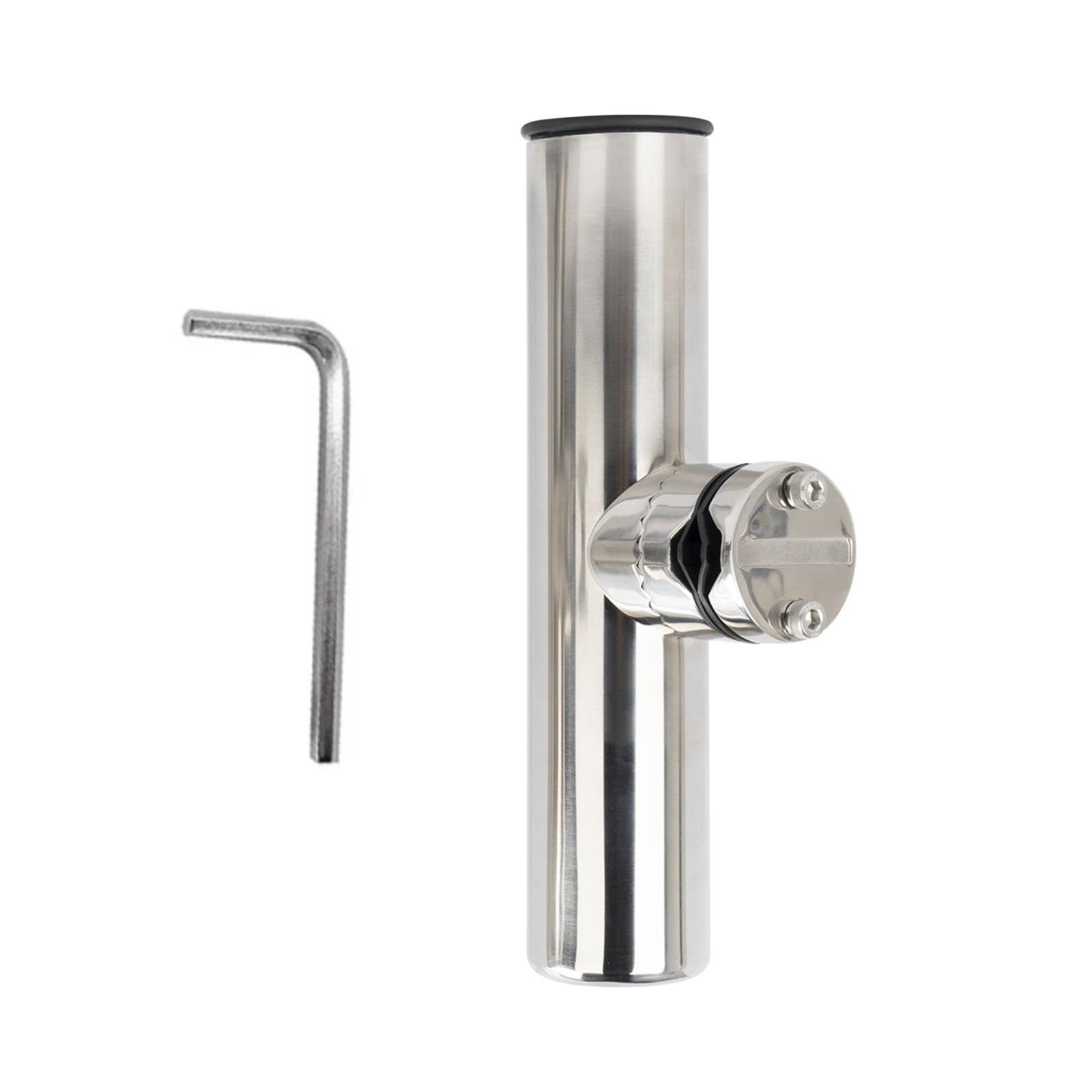 Morsetto su Supporto per Asta Binario 1 pz Inox 316