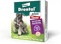 Vermífugo Bayer Drontal Plus Sabor Carne para Cães de até 10kg - 2 Comprimidos