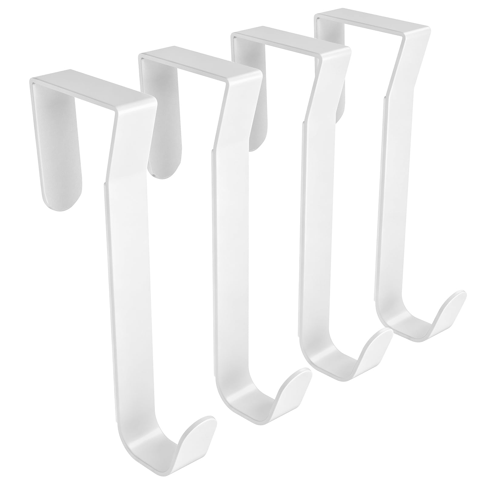 Photo 1 of Getube Over the Door Hooks, Curved Design Locks Wider & Longer, White