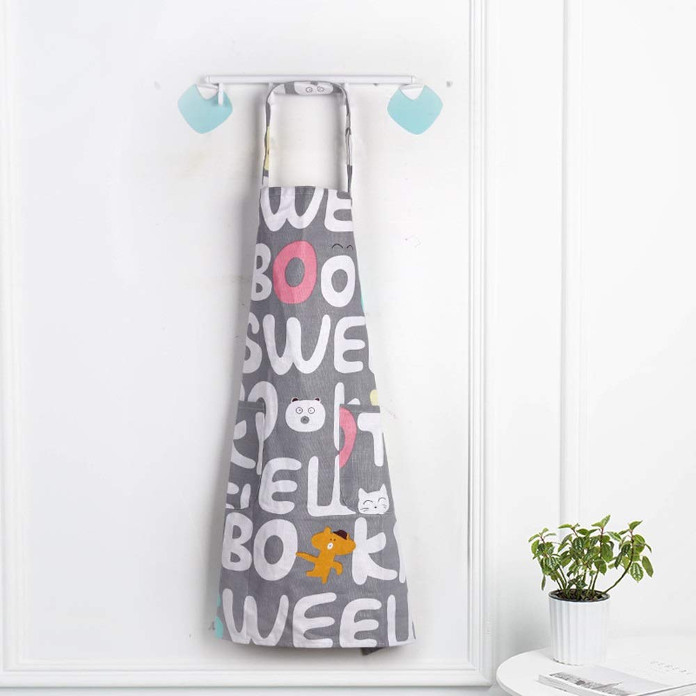 Jolis Tabliers Cuisine en toile de coton tablier femmes cuisine avec motif poche Cartoon est parfait ROR Jardinage pour la Cuisine la Pâtisserie et le Jardinage