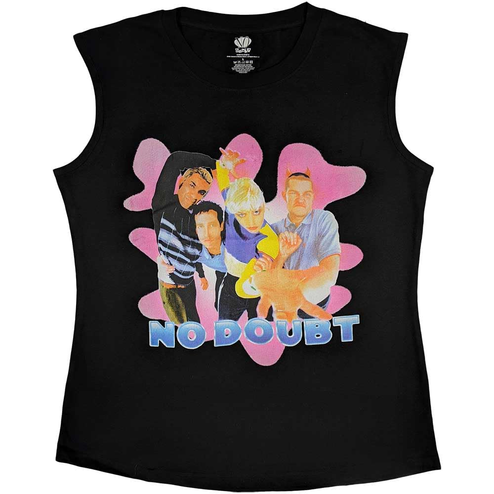 Rock Off officially licensed products No Doubt Horns Band Logo Tank Top T Shirt XXL Black