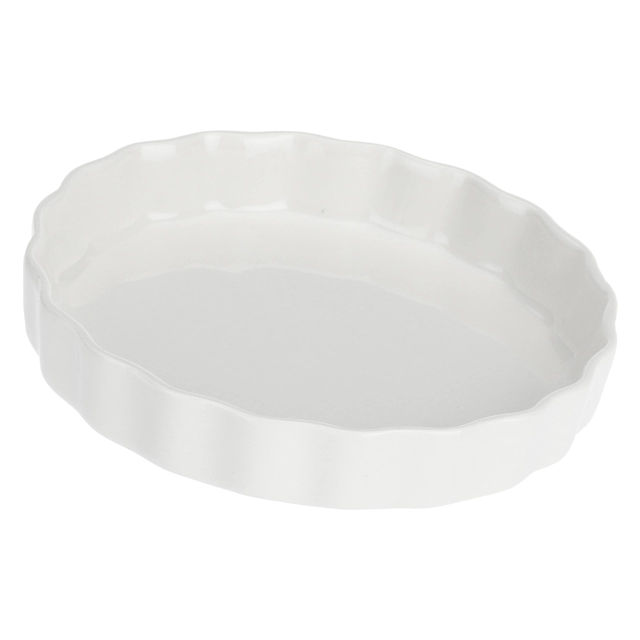 Porcellana Arezzo Ribbed Baking Dish, Porcelain, Multi-Colour, 0.1 x 0.1 x 0.1 cm