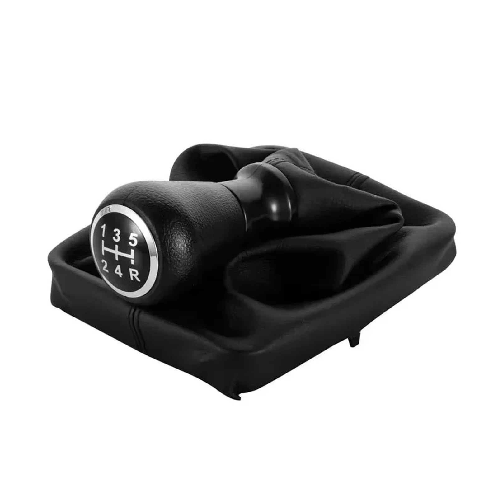 SAUANMNKTP Gearshift Knob for Peugeot 206 406 5 Speed Car Gear Shift Knob Shifter Lever Handball Stick Gaiter Boot Cover