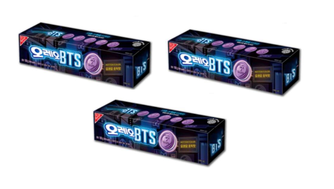 Amazon.co.jp: オレオ ホットク味 BTS コラボ クッキー 100g*3 セット