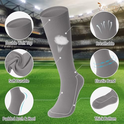 Image of Baseball Socks and Belt for Youth Adult Softball Socks Combo Elastic Waist Belt for Men Kids Boys Girls Women JASGOOD