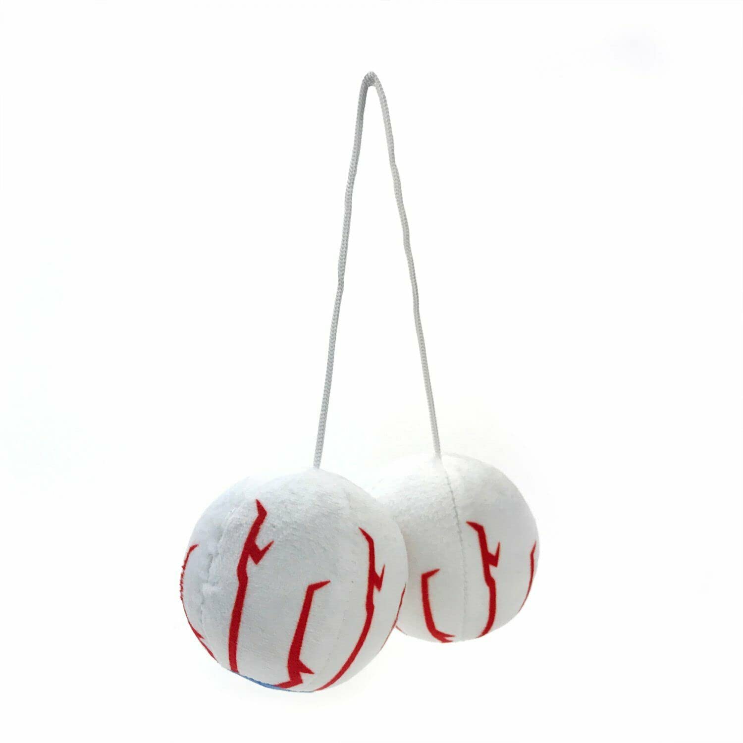 B.H Fuzzy Hanging Rearview Mirror Eyeballs-Pair 1296552