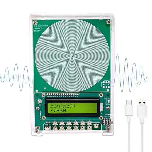 7.83Hz Schumann Waves Resonance Generator 0.001Hz-30000Hz Adjustable Sine Wave Resonance Generator Ultra Low Frequency Generator Portable Signal Generator for Relaxation Sleep