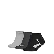 PUMA Sneaker, Calzini Unisex – Bambini e Ragazzi, Nero 969, 27-30 (Pacco da 3)