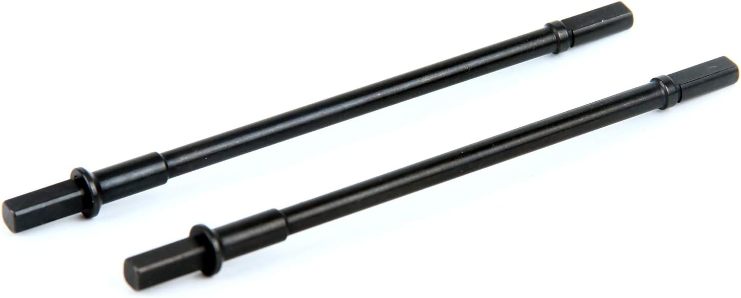 LCX Racing 1/10th RC Crawler Car Hard Steel Rear Axle Drive Shaft Dogbone Straight Shaft for RC Car Axial Capra Unlimited Trail Buggy UTB10, Upgrades Parts Accessories