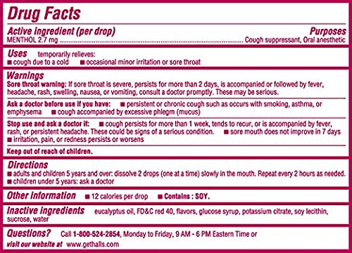 Halls Strawberry Cough Drops, 40 Count Bag (Pack Of 6) - Total 240 Drops #TOP20