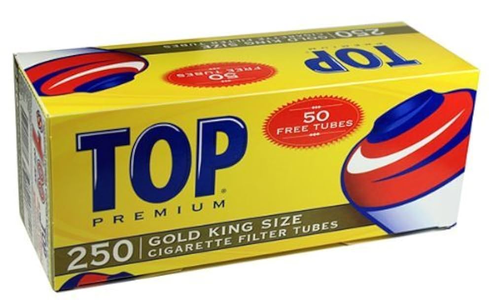 Amazon.com: Top Gold Light RYO Cigarette Tubes - King Size