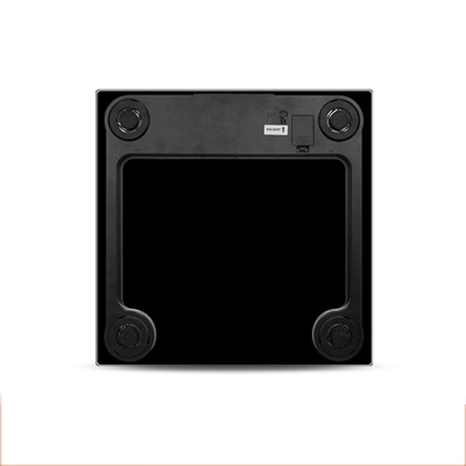 JINGYAN Básculas de baño digitales de vidrio templado cálido báscula de peso corporal digital LCD Básculas de baño Monitor de peso Escala de grasa corporal