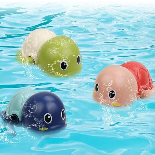 Storio Cute Swimming Baby Water Bath Toys For Toddlers Turtle Toy 1