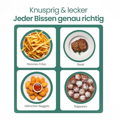 Foto von EMERIO digitale 10L DOPPEL Heißluftfritteuse AirFryer Frittieren mit heißer Luft ohne Öl möglich 2x5L Volumen 12 Programme BPA frei SMART FINISH Funktion (beide gleichzeitig fertig) AF-126672.4