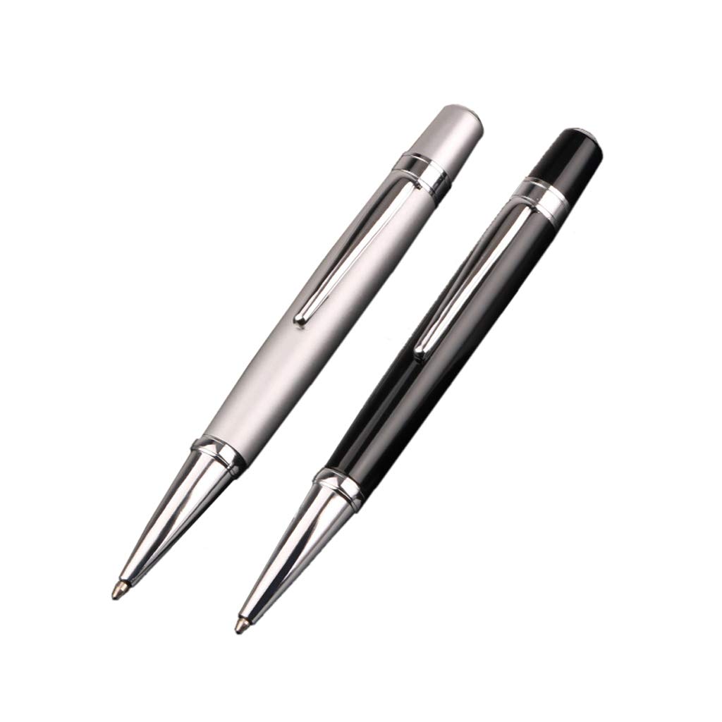 Luxury Metal Ballpoint Pen Roller 1 0mm Black Business Writing Office School Supplies Pencil Tips — view 2