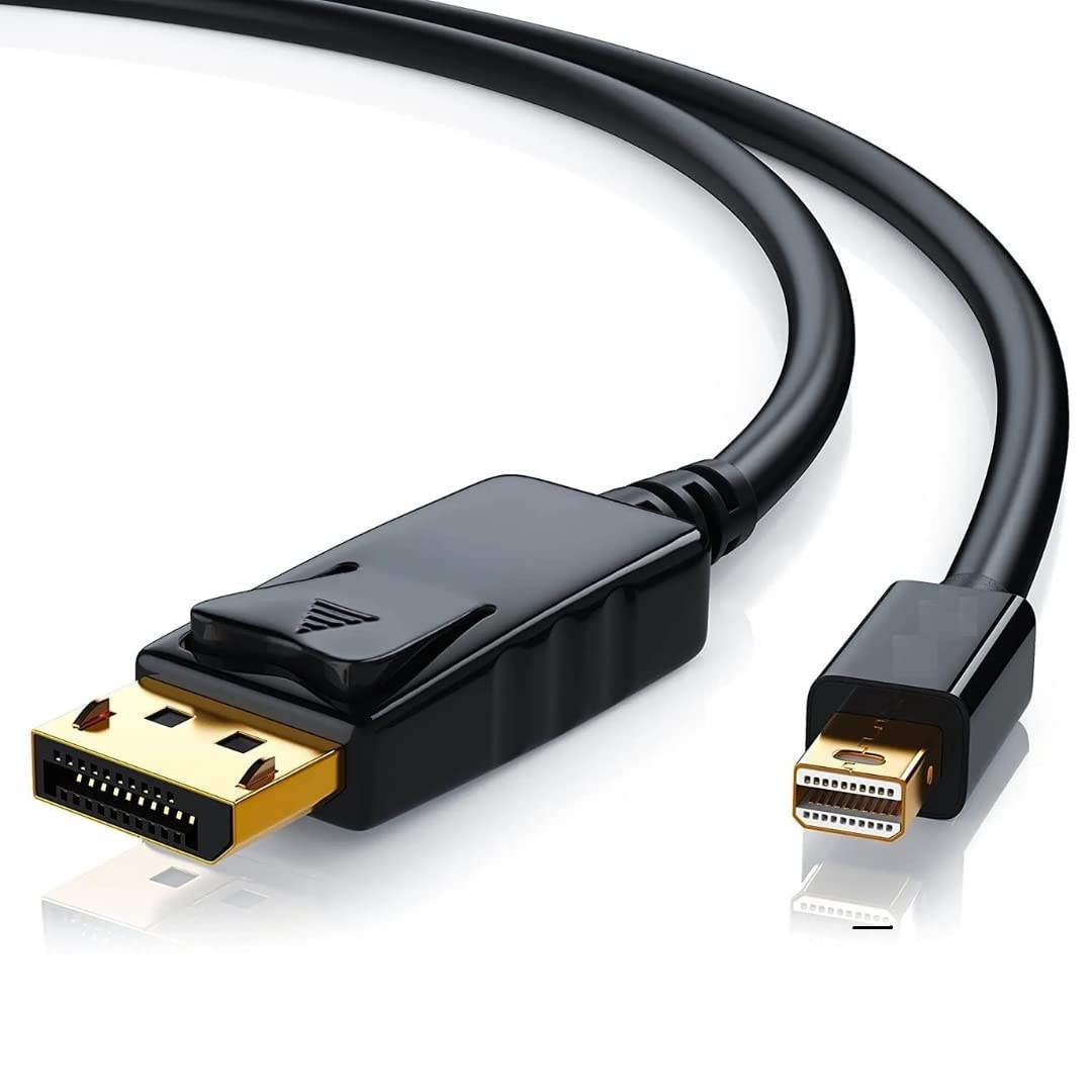 RuhZa Mini DisplayPort TO DP Adapter Cable | Supports 4K (3840x2160) Ultra HD resolution | 1.8 mtr Cable Length (B0BYZTWD96) Amazon Price History, Amazon Price Tracker