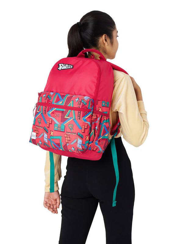 Image of Wiki Stylish Unisex Backpack Pack Durable & Lightweight backpack for Men & Women | Backpack for Office, Gym, Travel (18.5 Litre, Red)