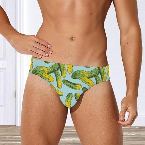 Pickles Novelty Men's Brief Swimwear Pants Swimming Trunks Beach Shorts Underwear4