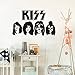 Kiss Band HEADS ACE PETER PAUL GENE Auto Lkw Musik Fenster Wandaufkleber Aufkleber Vinyl Dekorative Wandbild Hintergrund Aufkleber A1 56x34cm