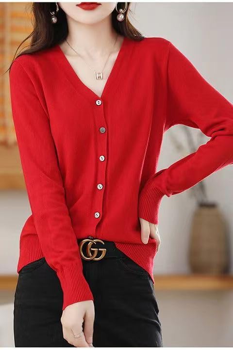 Sunfaynis Women's Long Sleeve Thin Lightweight Cardigan Sweaters for Women Dressy Summer Spring Fall Cardigan - Image 4