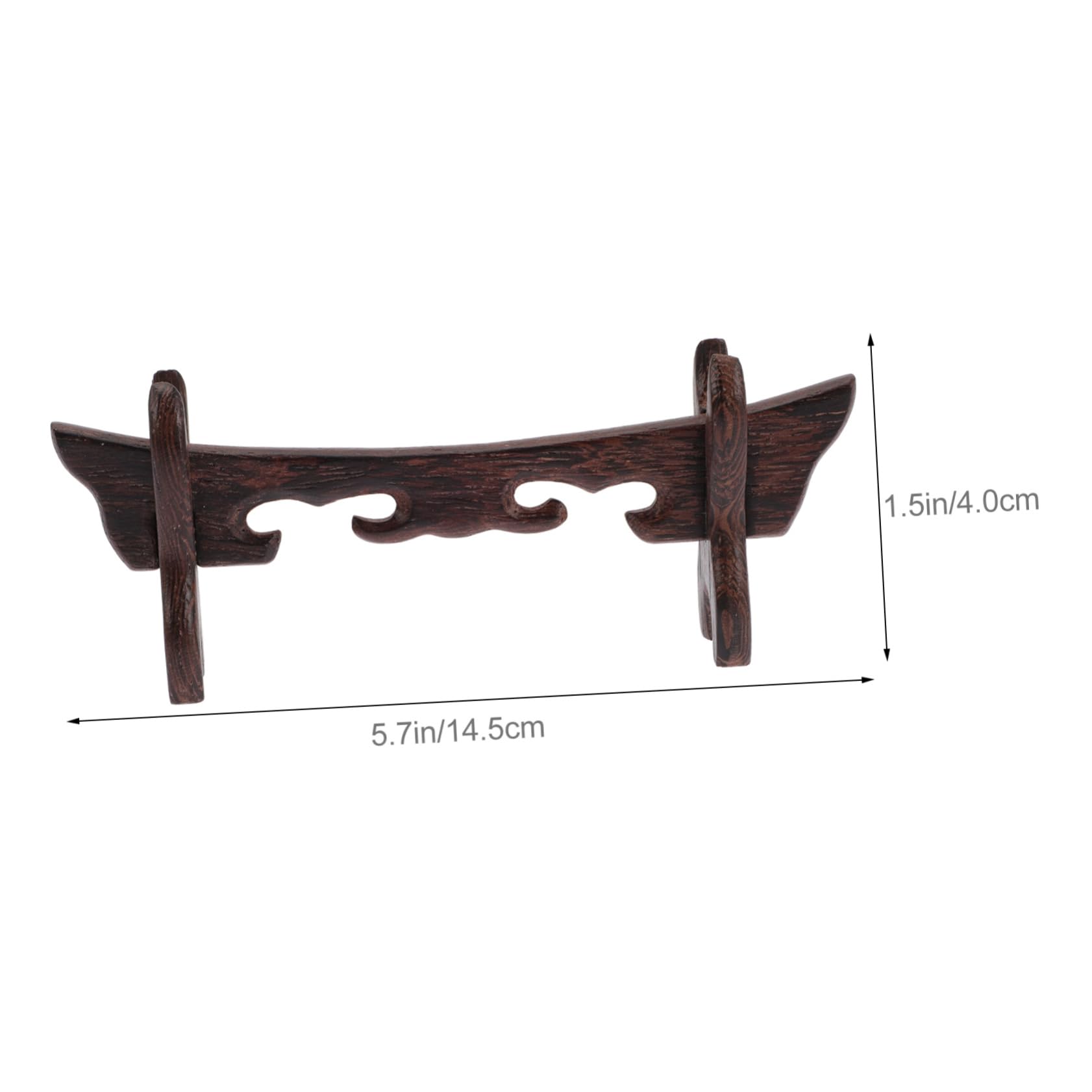 BIUDECO Decorative Sword Stand Elegant Sword Display Rack for Desktop Chicken Wing Bracket for Sword Collectors for Ox Horn Present