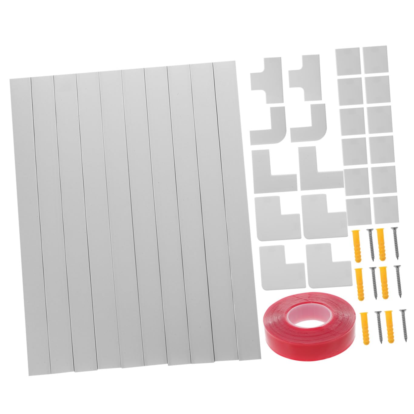 Homoyoyo Kit Autoadhesivo de Canaleta para Cables PVC Resistente y Práctico para Ocultar y Organizar Cables Hogar y Oficina