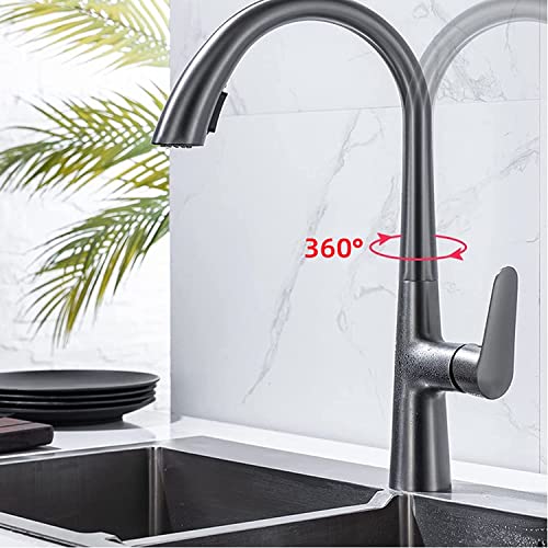 Robinet de cuisine à arc élevé avec douchette pour simplifier vos recettes - 5
