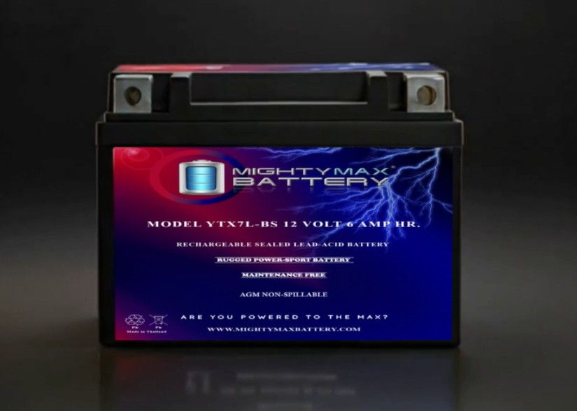 Amazon.com: Mighty Max Battery YTX7L-BS 12v 6Ah Battery for